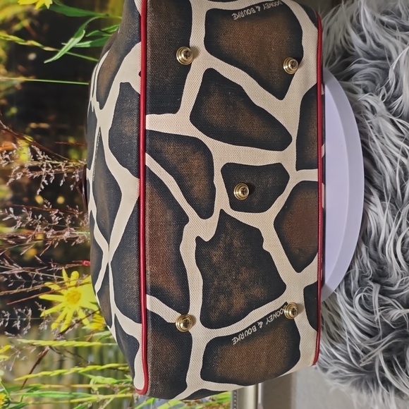 Dooney & Bourke Giraffe Print Tote + Coin Pouch & Card Holder Set - Picture 11 of 16